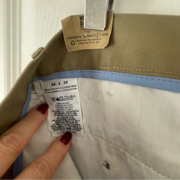 Dockers Tan Chinos with Signature Khaki W34 L34 - Picture 6 of 6